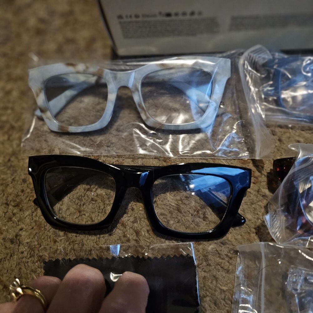 CCVOO 5 Pack Reading Glasses Assorted Colors 2.75 Magnification - Picture 5 of 9